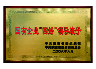 2006年獲“國有企業四好領導班子”榮譽稱號